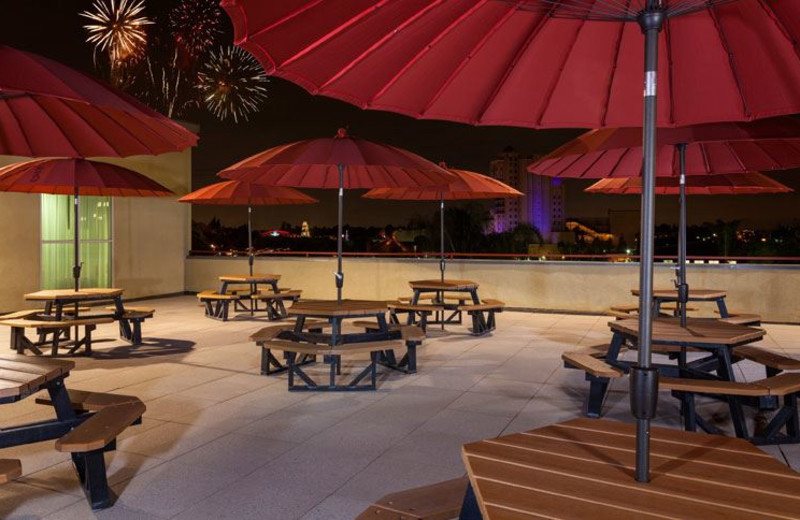 Outdoor Dining at Desert Palms Hotel & Suites