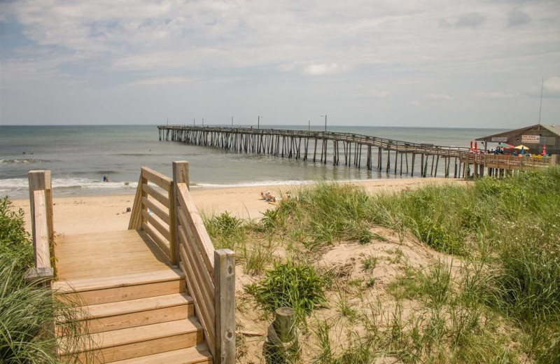 The beach at Colonial Inn.