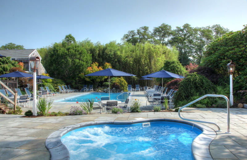 Outdoor pool at Pleasant Bay Village.