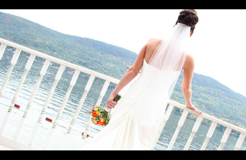 Bride at The Georgian Lakeside Resort.