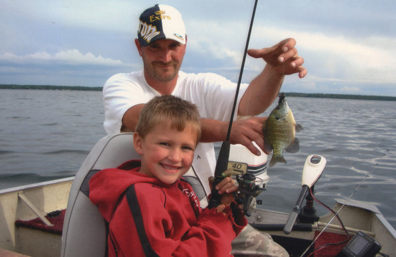 Fishing at Hidden Paradise Resort.