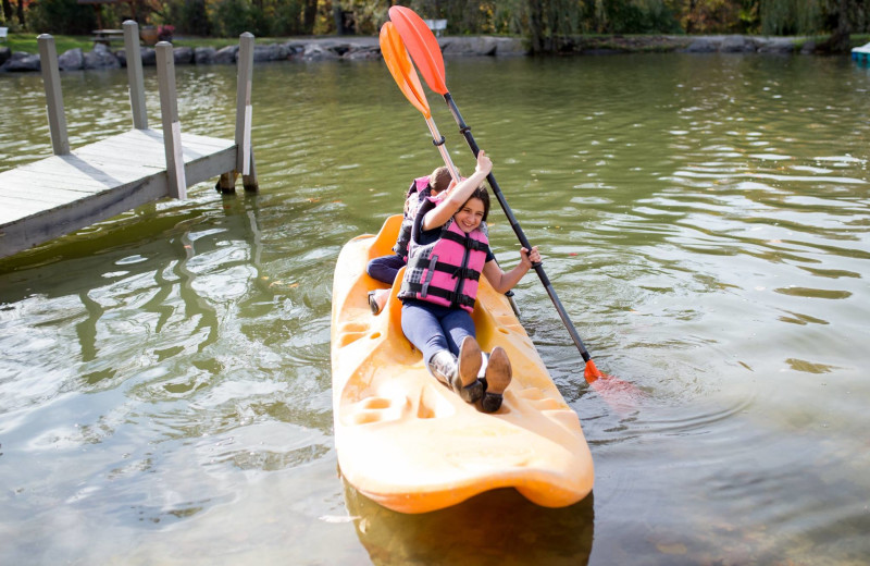 Paddle board at Rocking Horse Ranch Resort.
