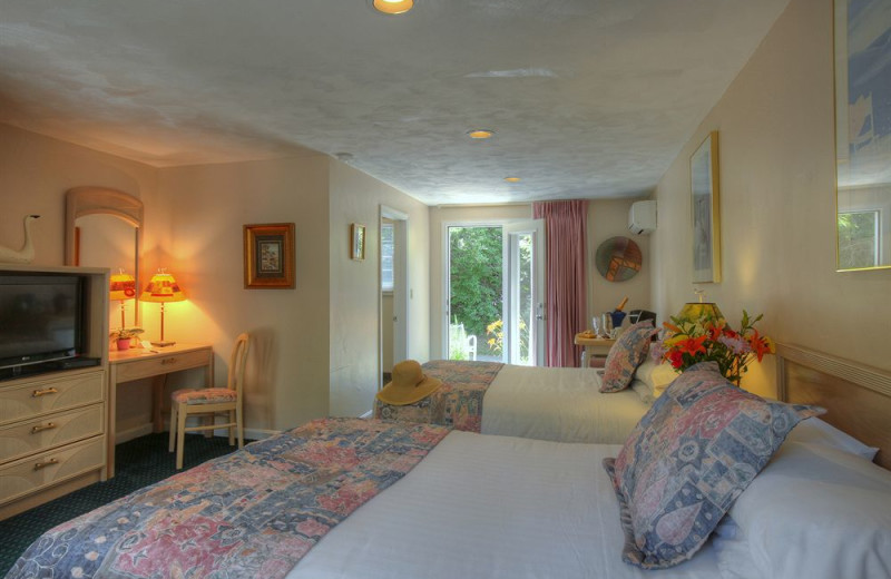 Guest room at Pleasant Bay Village.