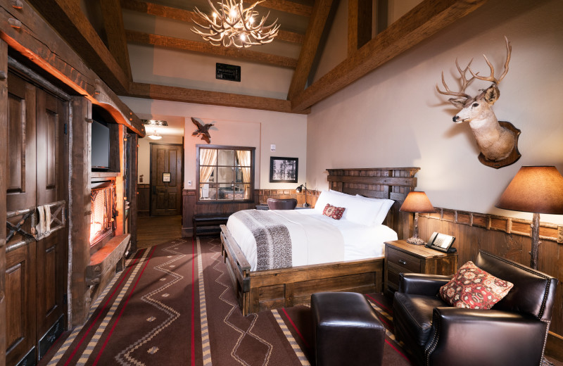 Guest room at Big Cypress Lodge.