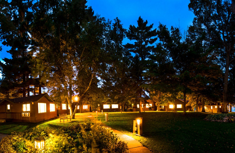 Cabins at Ruttger's Bay Lake Lodge.