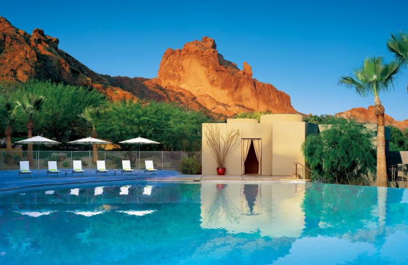 Outdoor pool at Sanctuary on Camelback Mountain.