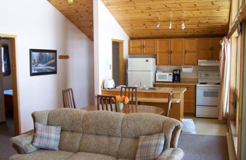 Cabin Interior at Walker Lake Resort