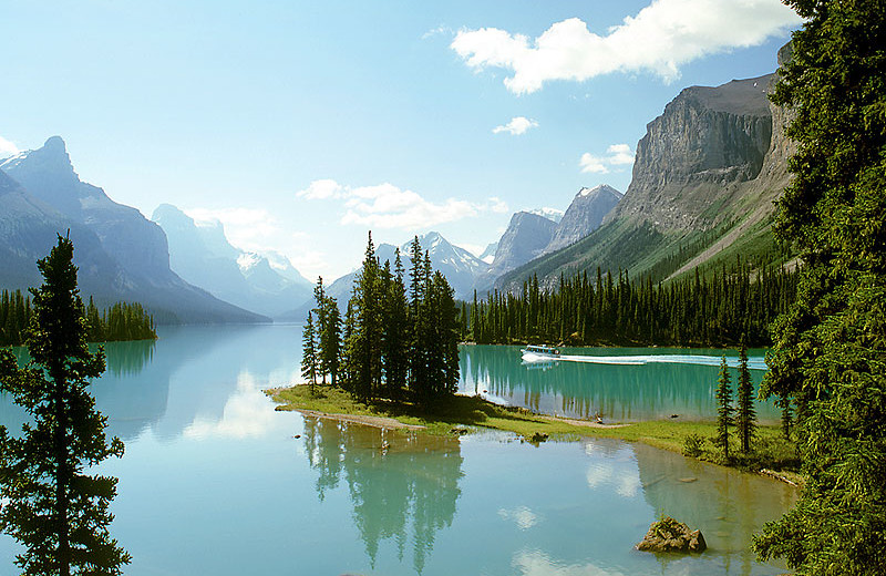 Scenic lake view at Gingerbread Cabin.