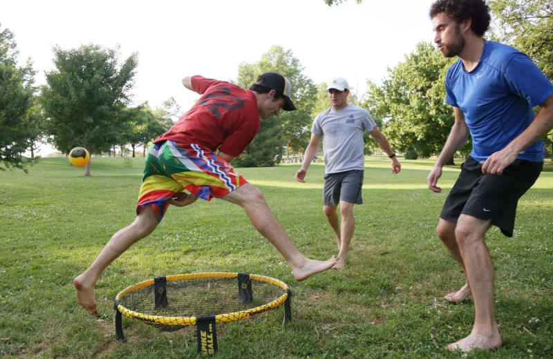 Games at Camp Champions on Lake LBJ.