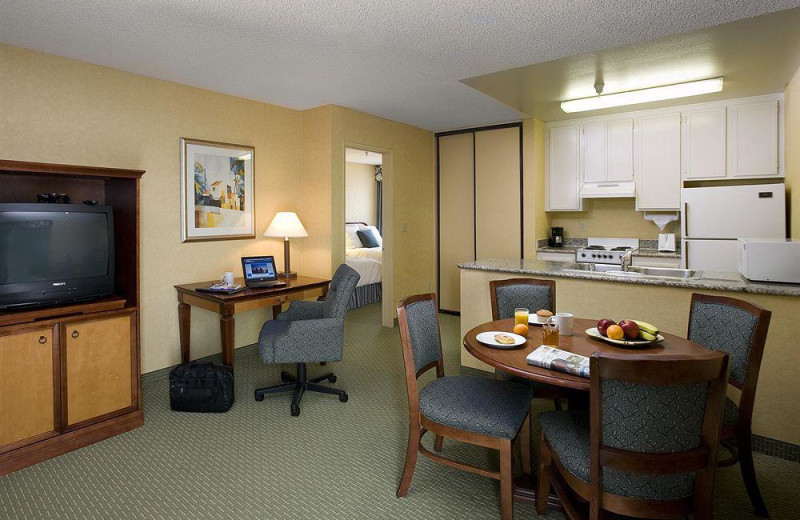 Guest suite at Sommerset Suites Hotel.