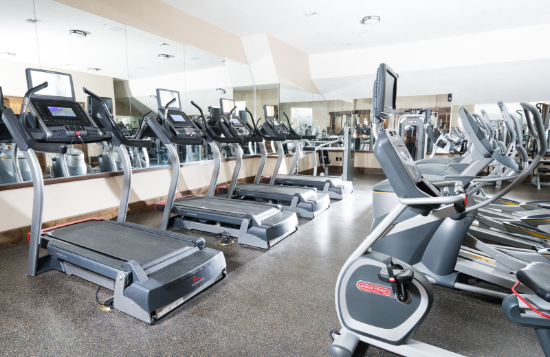 Gym at Big Cypress Lodge.