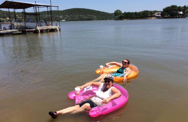 Swimming at Painted Sky Inn.