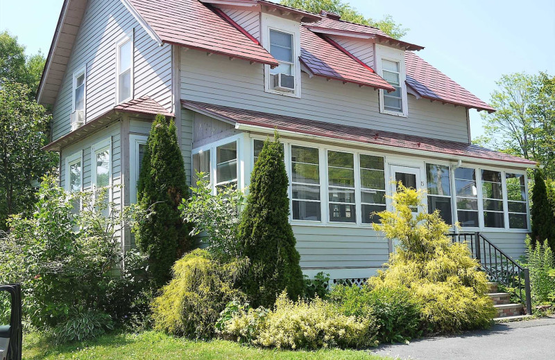 Rental exterior at Acadia Cottage Rentals.