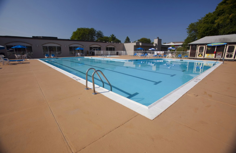 Outdoor pool at Best Western Lehigh Valley Hotel and Conference Center.
