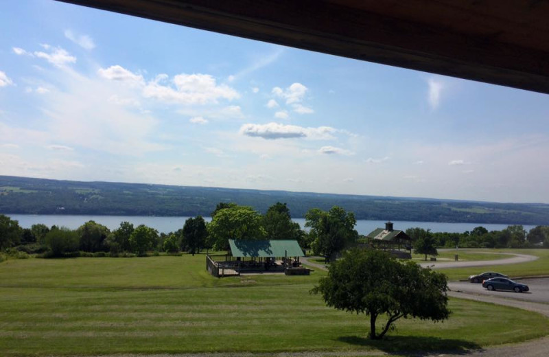 View from The Inn at Grist Iron.