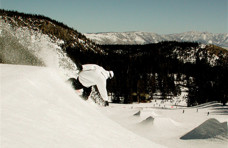 Snowboarding near Seasons 4 Condominium Rentals.