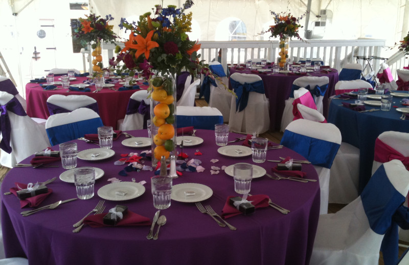 Wedding reception at ParkShore Resort.