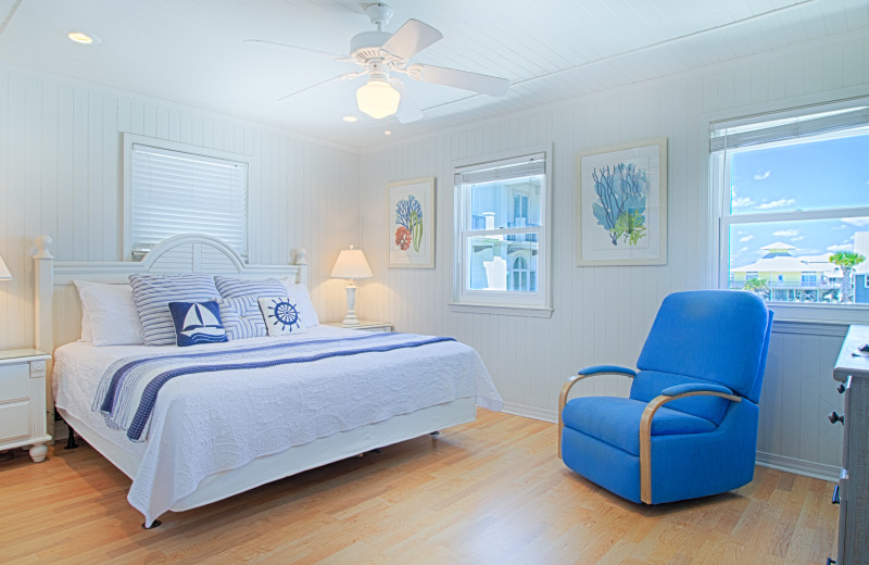 Rental bedroom at Paradise Gulf Properties.