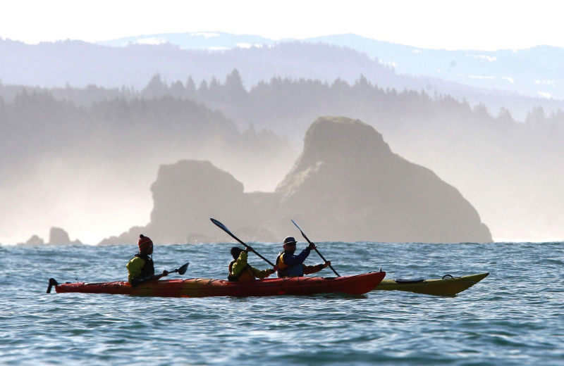 Kayaking at Trinidad Retreats.