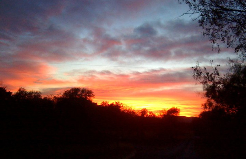 Sunset at Utopia on the River.