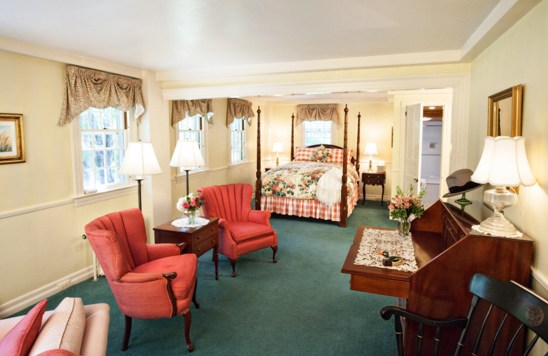 Guest room at Adair Country Inn.