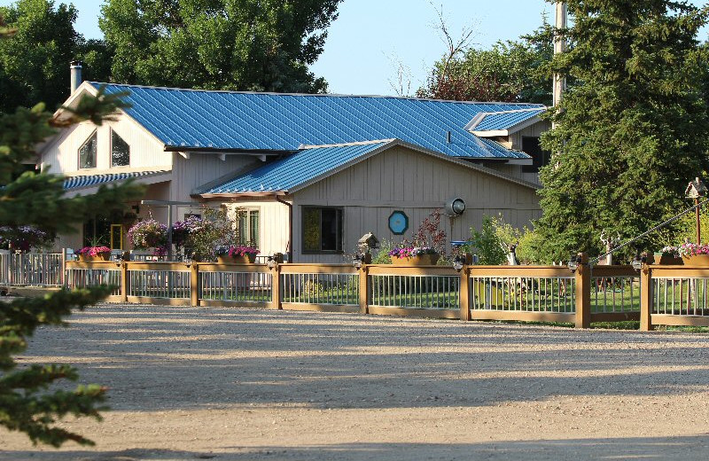 Exterior view of Lund's Landing Resort.