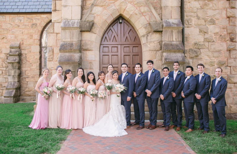 Wedding party at Boar's Head Resort.