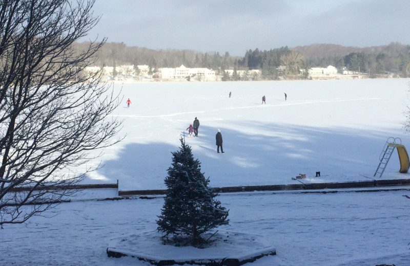 Winter at Bonnie View Inn.