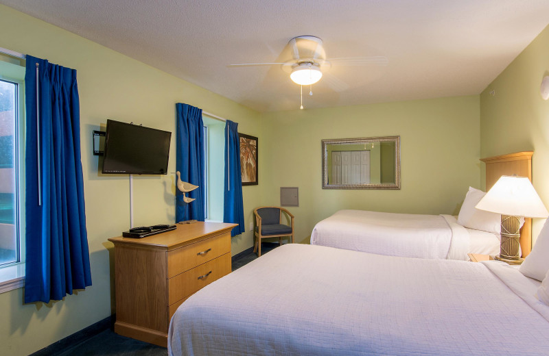 Guest room at Paradise Resort.
