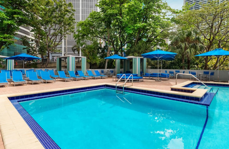 Outdoor pool at Hyatt Regency Miami.