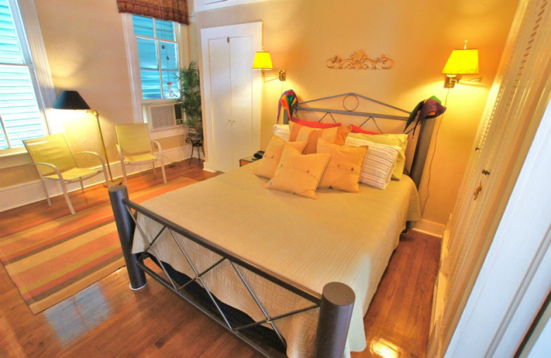 Vacation rental bedroom at Ryson Vacation Rentals.