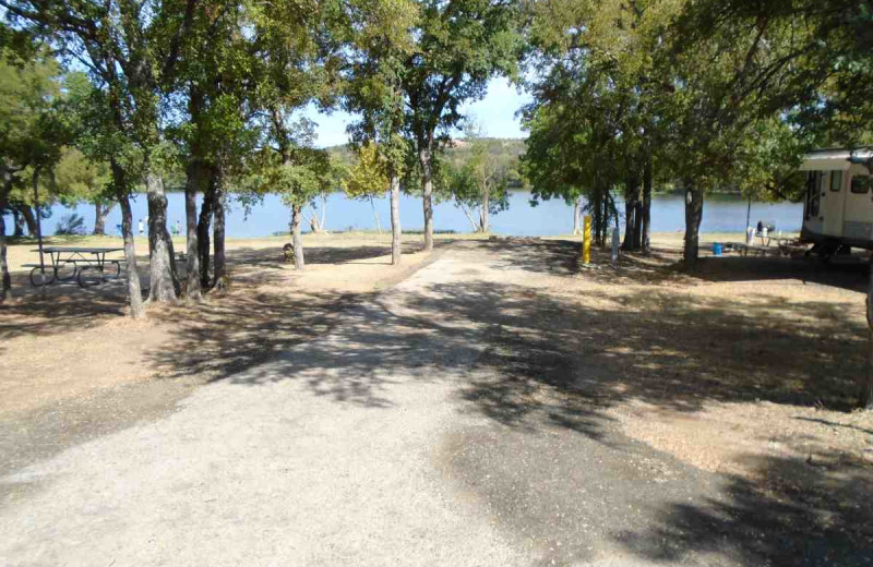 Campground at Inks Lake State Park.