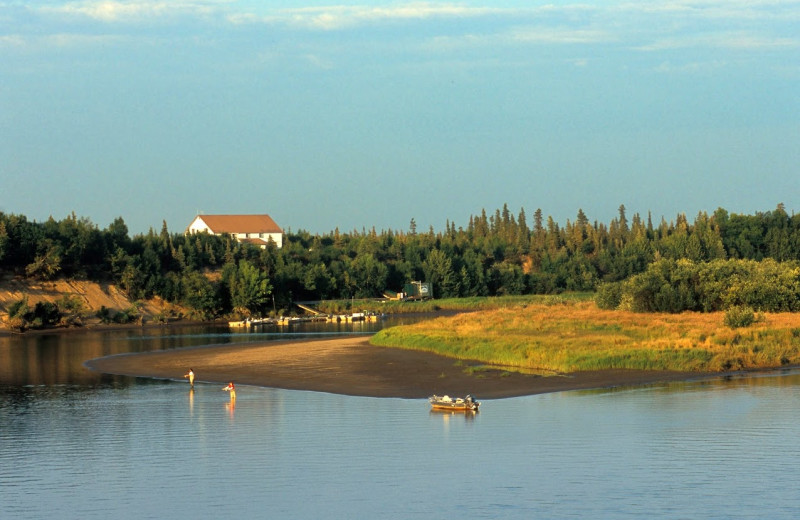 Exterior view of Alagnak Lodge.