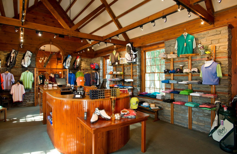 Golf shop at The Otesaga Resort Hotel.