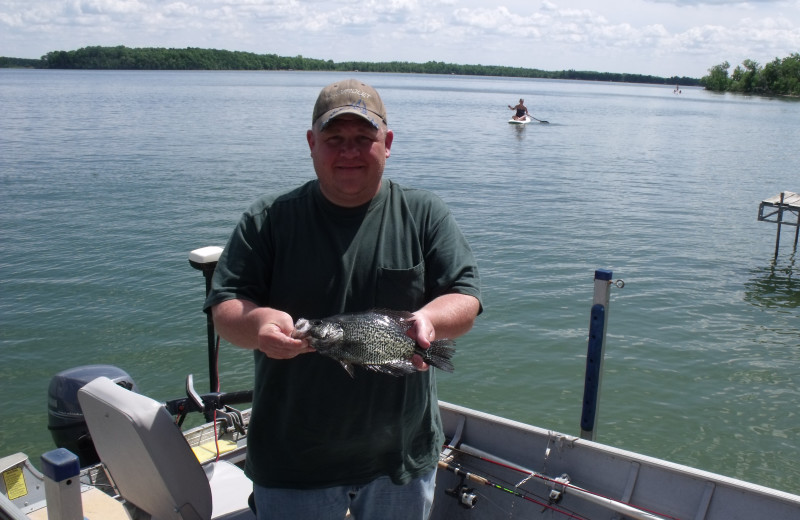 Fishing at Bonnie Beach Resort.