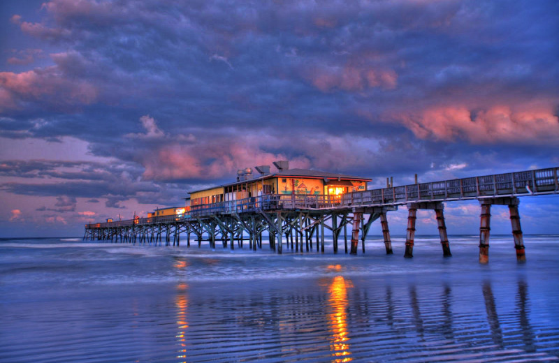 Beach at Daytona Beach Shores Hotel.