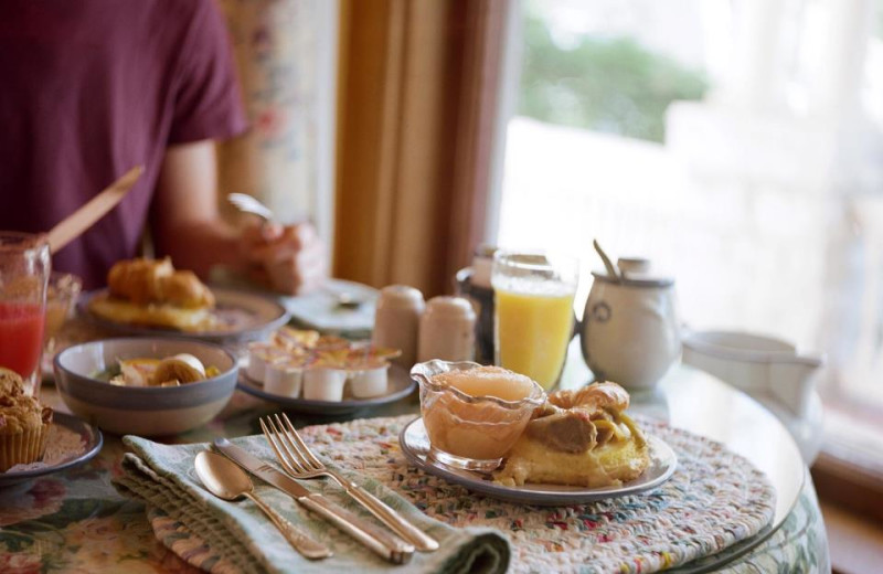 Breakfast at the White Lace Inn.