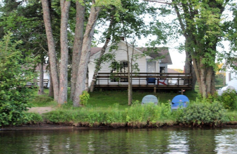 Cabin exterior at Tally Ho Inn.