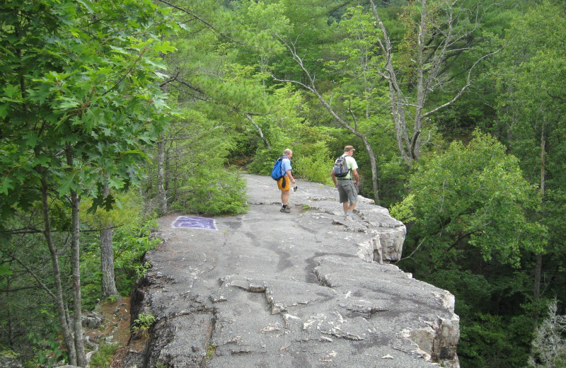 Hiking near The Shady House Lodge and Retreat Center.