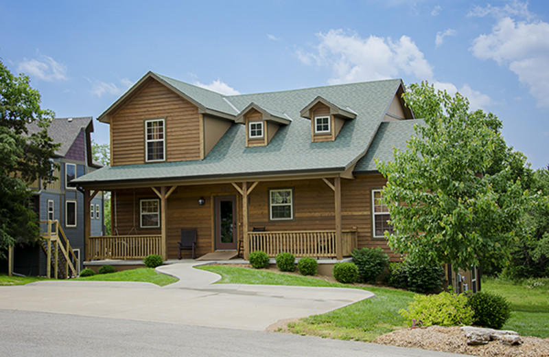 Rental exterior at Branson Vacation Houses.