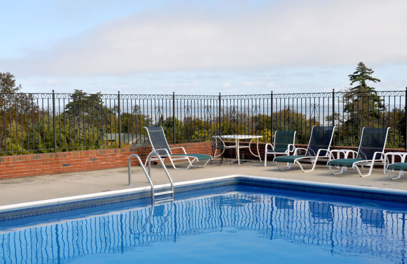 Outdoor pool at Cleftstone Manor.