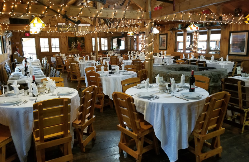 Dining at Mattawa River Resort.