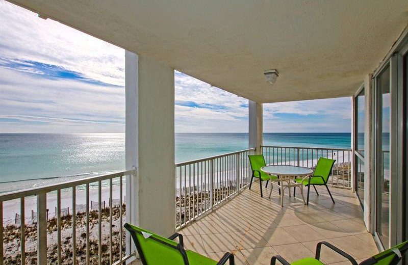 Rental balcony at Shoreline Towers.