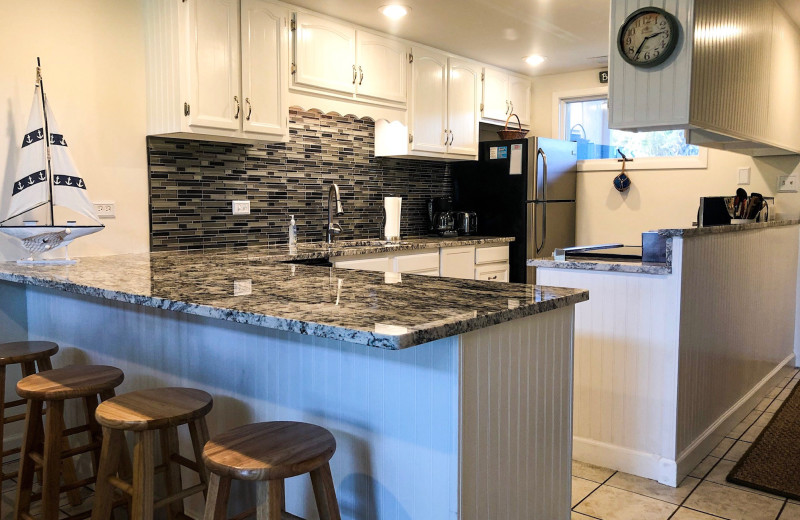 Rental kitchen at Sunnyside Resort Rental Company.