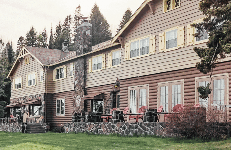 Exterior view of Cascade Lodge.