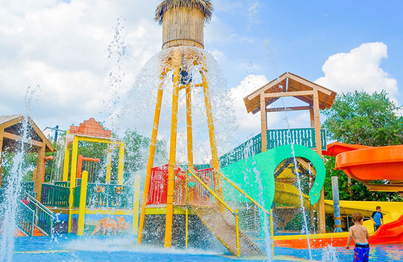 Water park at Yogi Bear's Jellystone Park Hill Country.