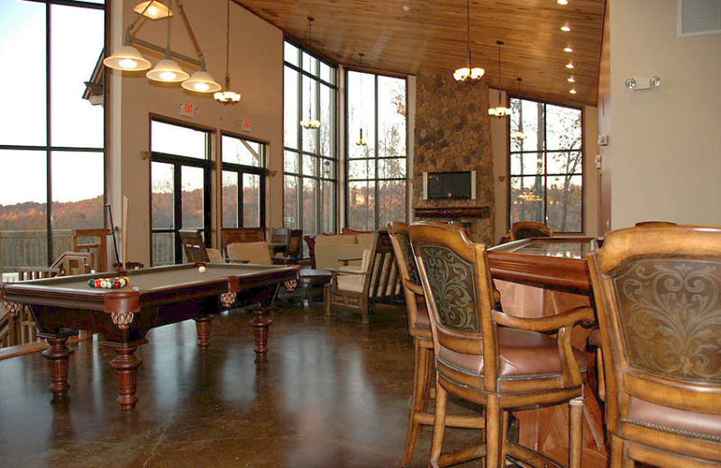 Game area at Deer Creek Lodge.