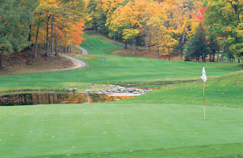 Golf course at Fairmont Le Chateau Montebello.