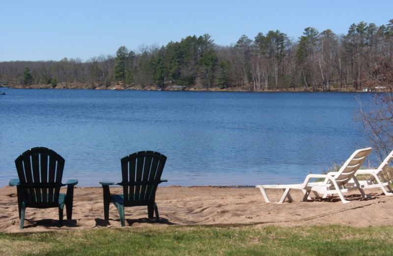 The beach at Golden Rule Resort.