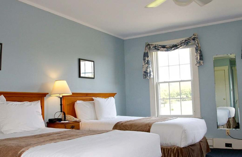 Guest room at Sebasco Harbor Resort.